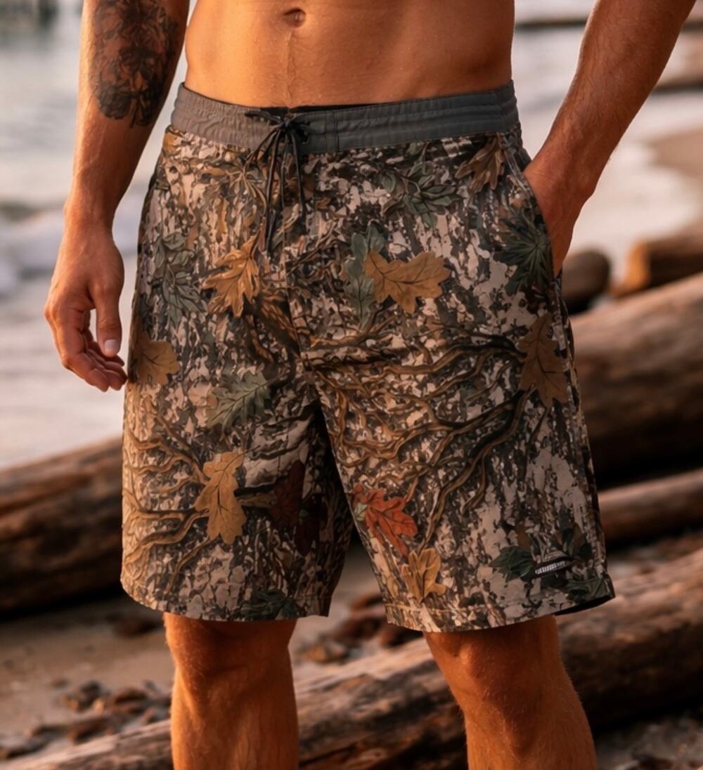 Dark Seas Boardshorts Mens 38 Camo Gladeview Surf Swim Shorts NWT